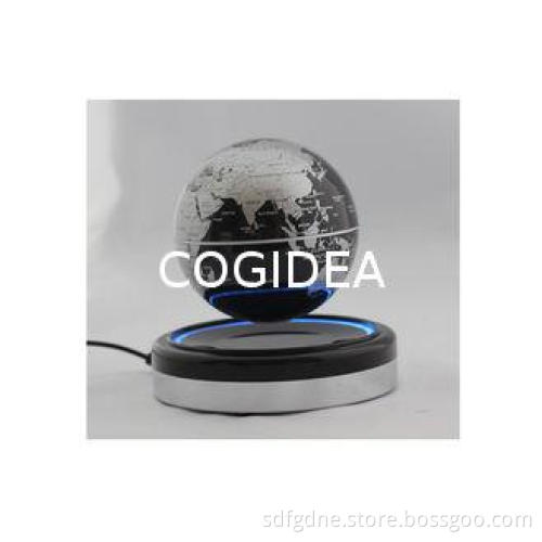 ABS Plastic Magnetic Levitating Globe With Blue Light with